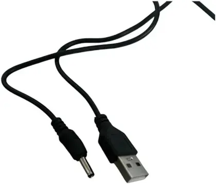 Cabo Usb Energia Dc 3,5mm Fonte Pino caixa som