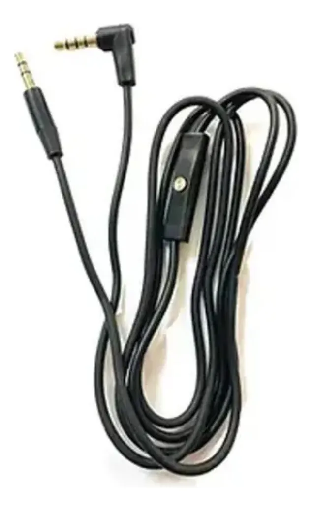 Cabo Auxiliar P2-p2 Com Microfone Sem Ruido 90 Graus