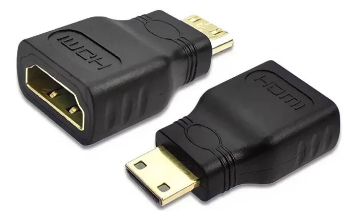Adaptador Mini Hdmi Macho Para Hdmi Femea- Full Hd 4k Camera