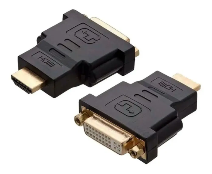 Adaptador Conector Dvi Digital Femea 24+5 Para Hdmi Macho