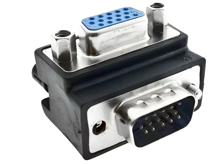 Adaptador Vga Em L Macho X Femea 90 Graus