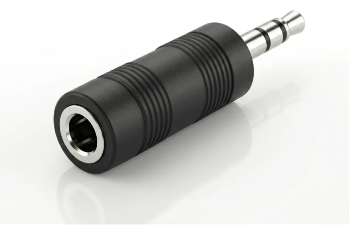 Plug Adaptador P10 Femea Para P2 Macho stereo De Áudio