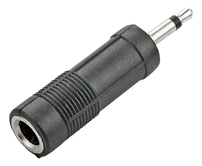 Plug Adaptador p2 macho x P10 femea Mono