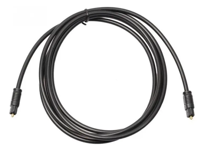 Cabo Optico Áudio Digital Som Tv Home Theater 2 Metros Spdif